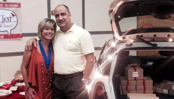 Cookie Text founder, Jeanne Fiocca & husband, Jim Fiocca, at the COVA Best of Party