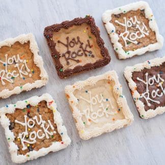 Emoti-Cookie Text cookie cakes