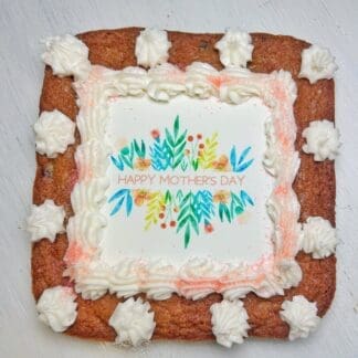 Mother's Day with Flowers Cookie Cake