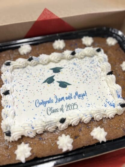 Congrats Graduation cookie cake