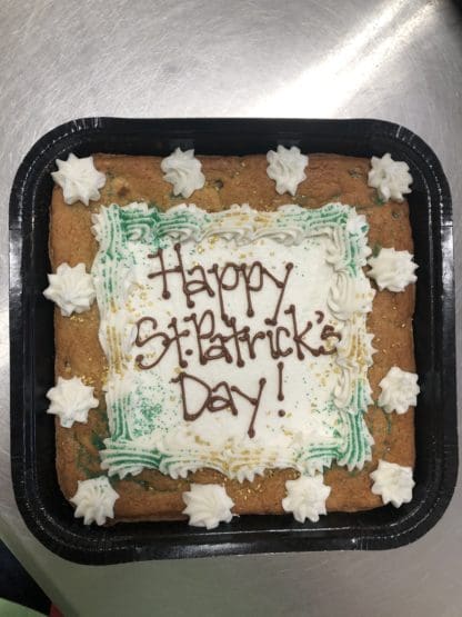 St. Patrick's Day CookieText