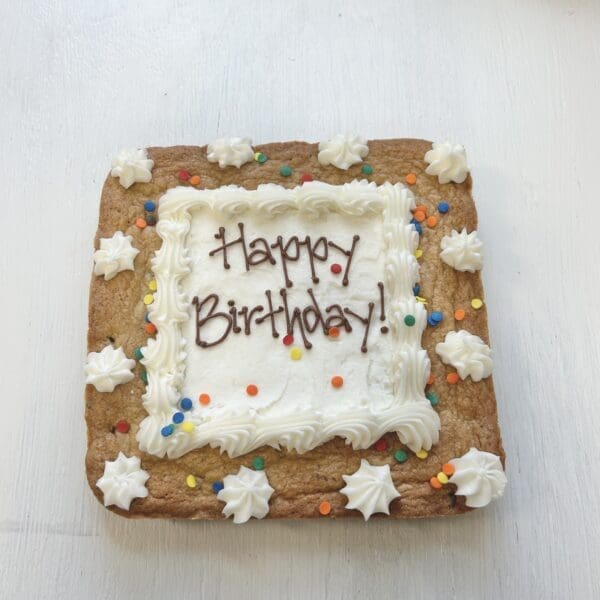 Happy Birthday easy ordering chocolate chip