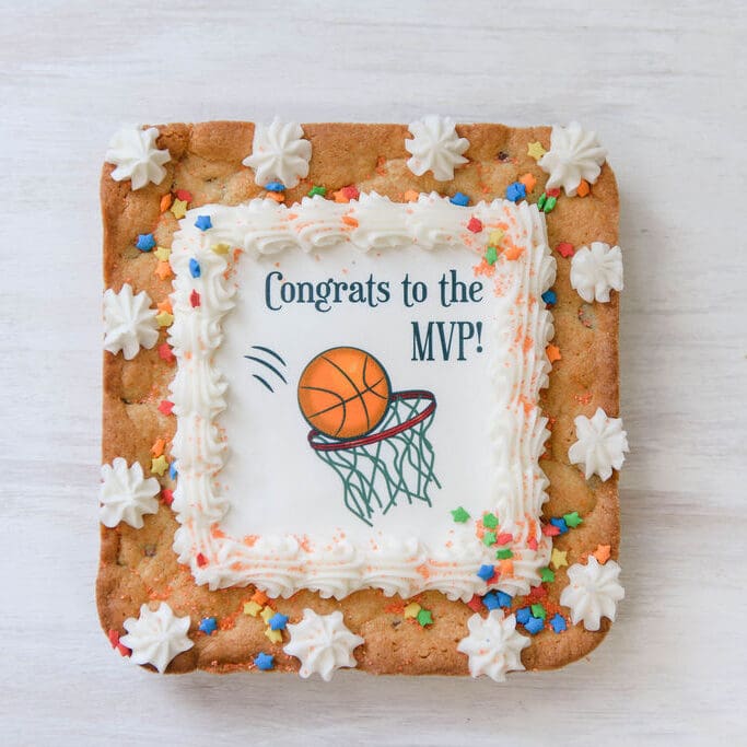 CookiePic with basketball and hoop image